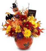 Happy Halloween with the most fresh flowers arrangements of Miami and all the USA